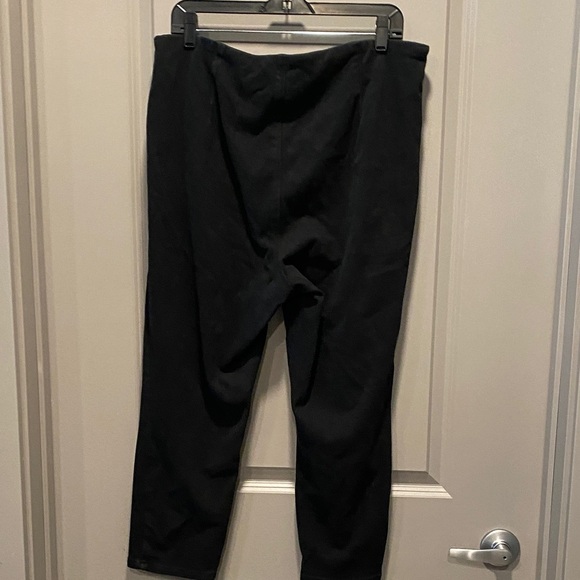 Belle by Kim Gravel Black Stretch Ankle Pull On Pants Size 18W - Picture 4 of 5
